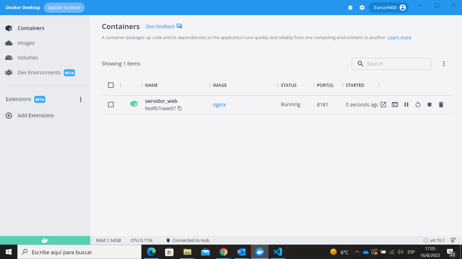 docker docker_desktop container nginx server interface search_bar sidebar dashboard port GENERIC 실물